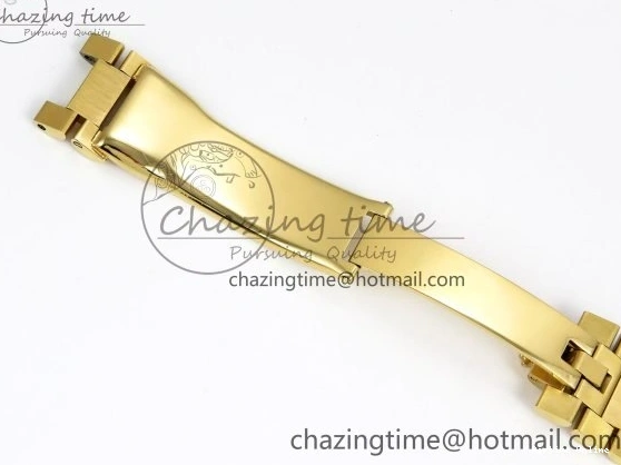 0420 WaterResistant Day Date 36 YG RAF 1:1 Best Edition Brown Oman Dial Diamonds Bezel on YG Bracelet A 1518